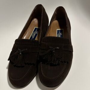 Good condition- Brown Loafers with Tassels-  Bragano By Cole- Haan